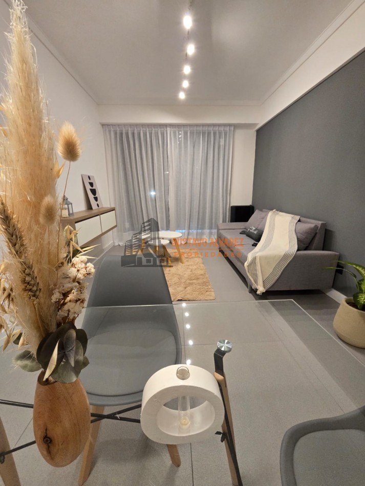 Moderno departamento de 2 ambientes con balcon a la calle 